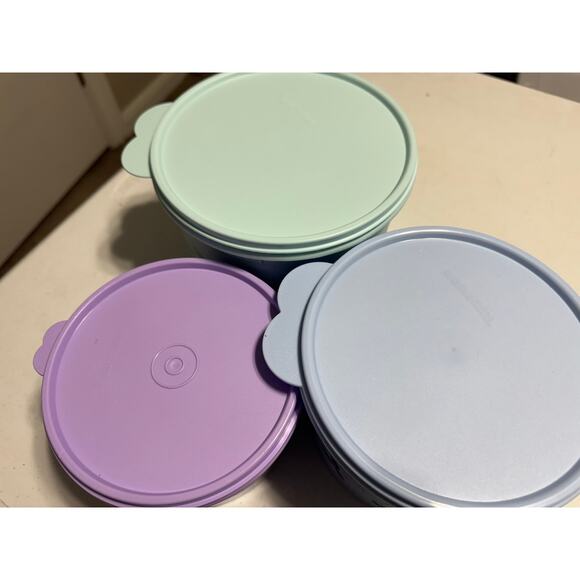 Tupperware Shining Traditions Stacking Canisters Set 3 - Picture 5 of 7